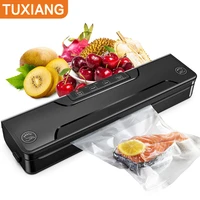 tuxiang kitchen automatic vacuum packaging machine equipped with food vacuum bag household food plastic bag sealing machine