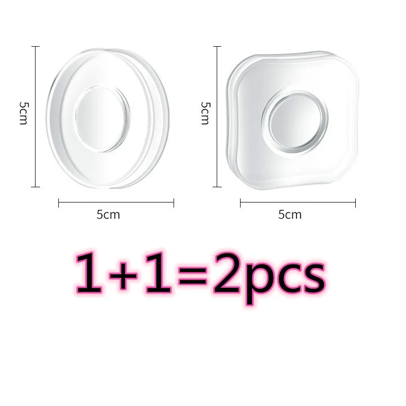 Round and square Magie Nano Gummi Pad Handliche Halter Aufkleber Универсальный телефон Авто Halterung Keine Spur мульти-Funktion Zu Fixieren гелевая Подушка - Цвет: Round and square