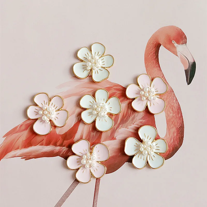 Аксессуары для одежды аксессуары ручной работы из розового и белого персикового