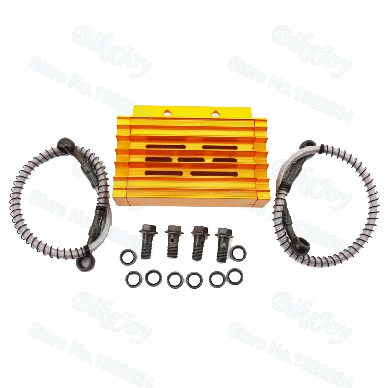 Алюминиевый масляный радиатор золотого цвета с ЧПУ Охлаждающий для китайского