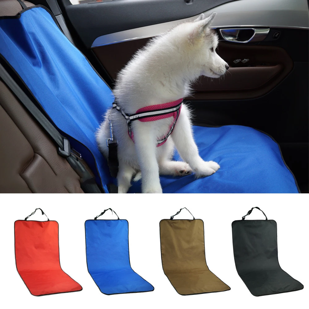 

Protector para asiento trasero de auto, cubierta impermeable para mascotas, accesorios de seguridad para viaje, ideales
