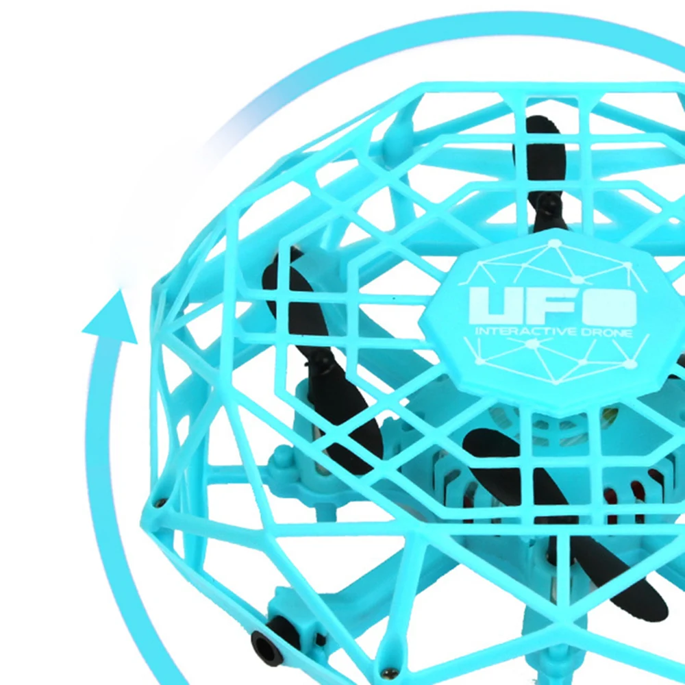 Anti-Collision Flying Helicopter Magic Hand Ufo Ball Aircraft Sensing Mini Induction Drone Kids Electric Electronic Toy | Игрушки и