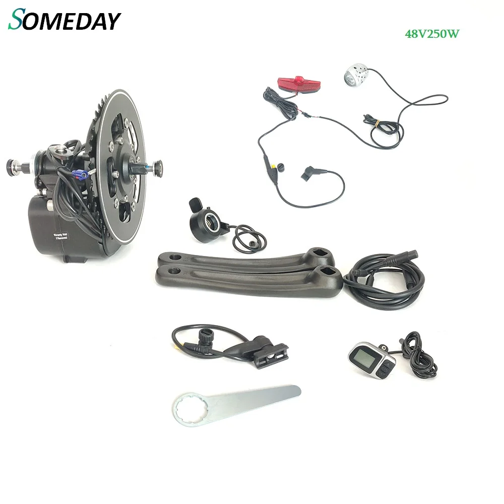 Когда-нибудь TSDZ2 Midmotor V ЖК-дисплей 6 Tongsheng 36 V/48 V 250 W/350 W/500 W электрический велосипед комплект крутящий момент Сенсор ЖК-дисплей дисплей - Цвет: 48v250w light