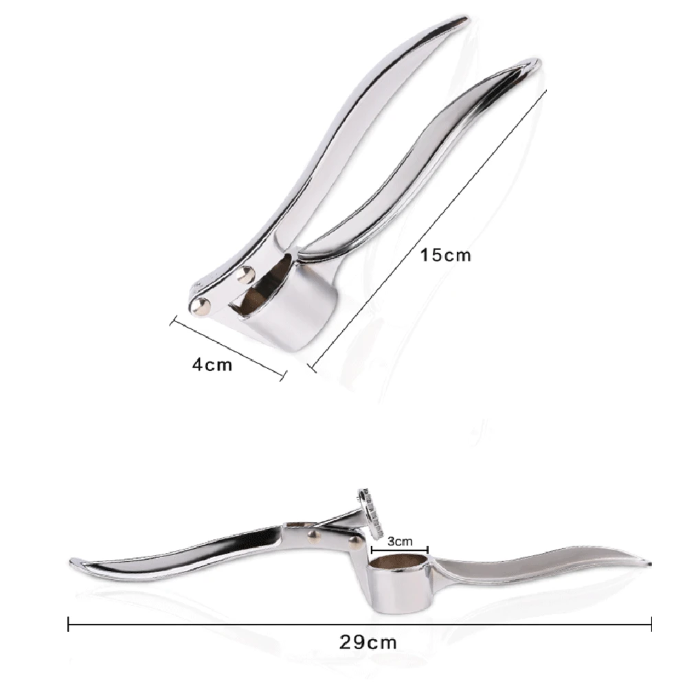 

Imitating Stainless Steel Garlic Press Crusher Kitchen Cooking Vegetables Ginger Squeezer Masher Handheld Ginger Mincer Tools