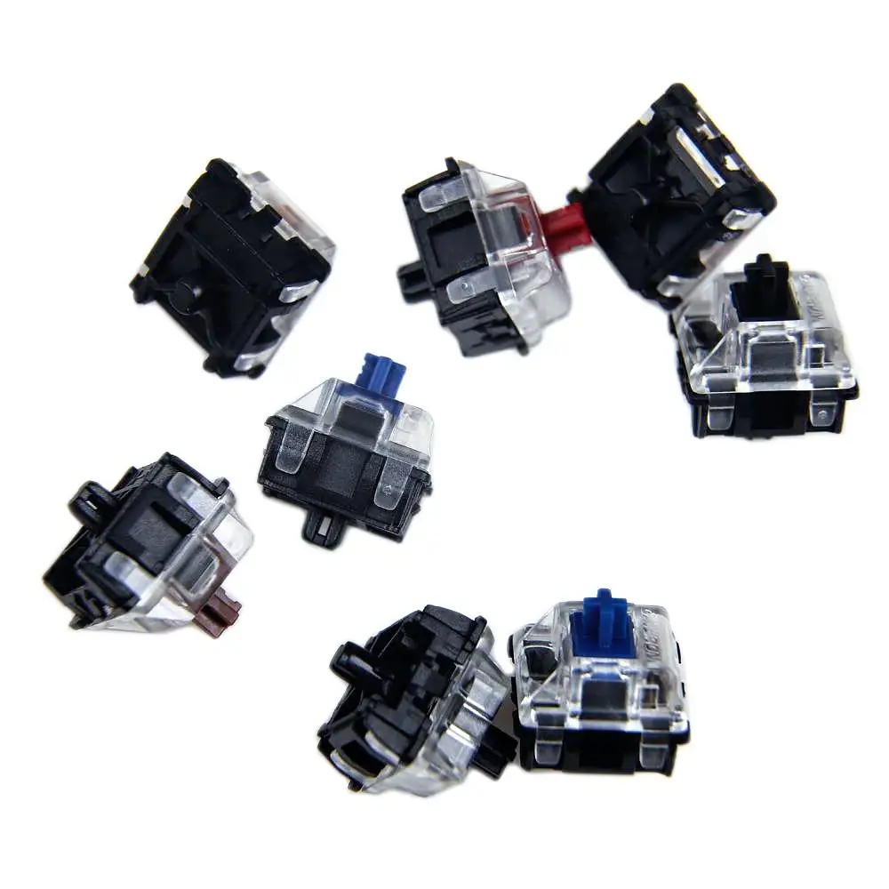 gateron optical switch white yellow black blue red silver brown optics switches for optical mechanical keyboard sk61 gk61 gk64 free global shipping