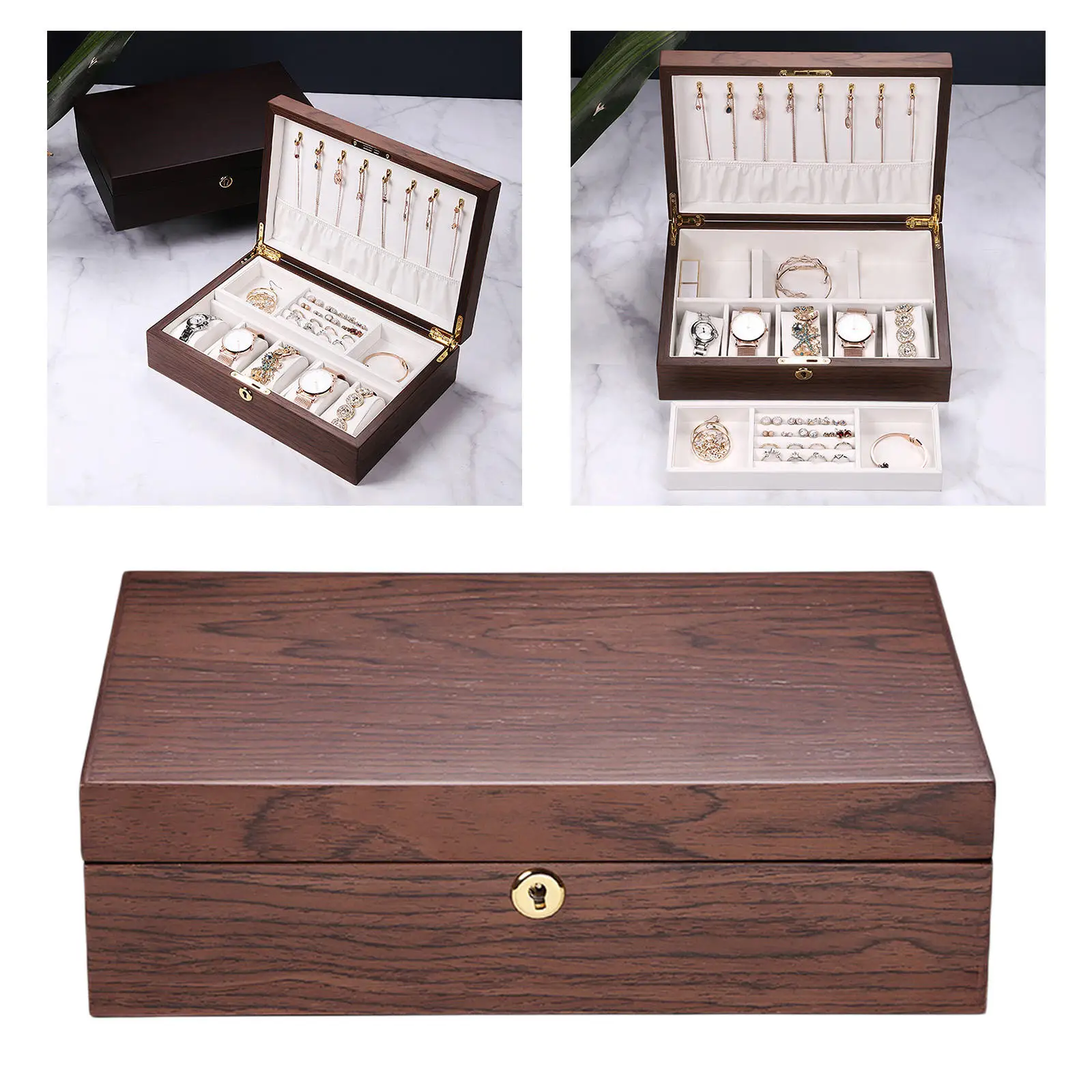 Скидка Портативный Компактный органайзер, Дорожный Чехол для украшений для женщин, серьги, кольцо, ожерелье, часы