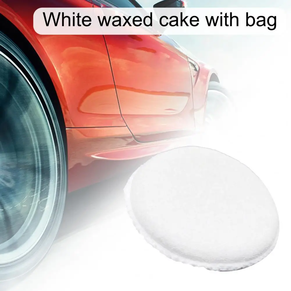 

55% Dropshipping!!Auto Wax Applicator Pad Soft Strong Water Absorption Microfiber Compact Elastic Car Waxing Sponge for Car