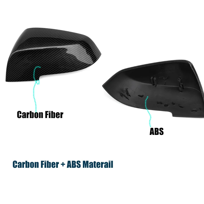 F30 заглушки для боковых зеркал заднего вида автомобиля из углеродного волокна BMW