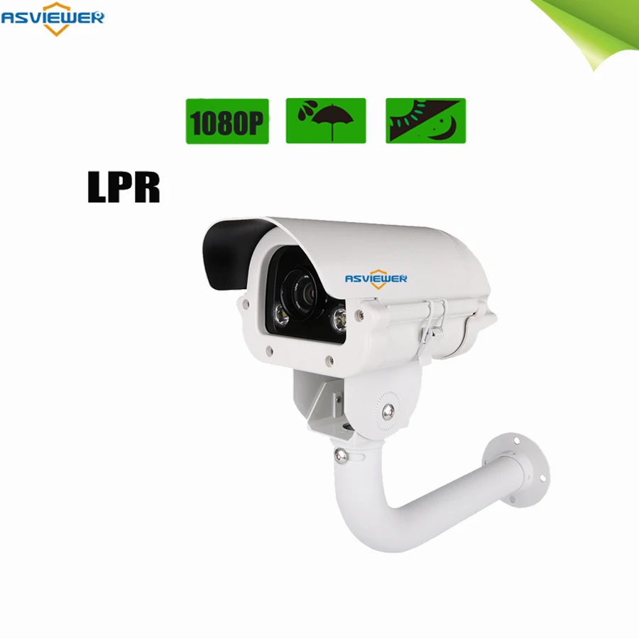 ASVIEWER SONY IMX327 1080P интеллектуальная камера безопасности LPR используемая на парковке