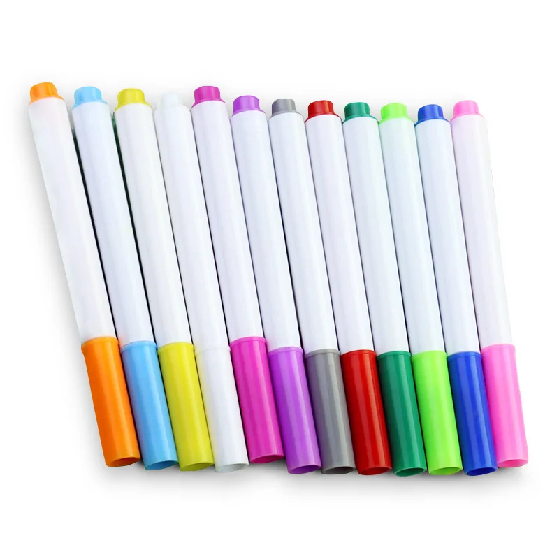 12 шт./компл. разноцветный водорастворимый жидкий мел детская ручка для рисования