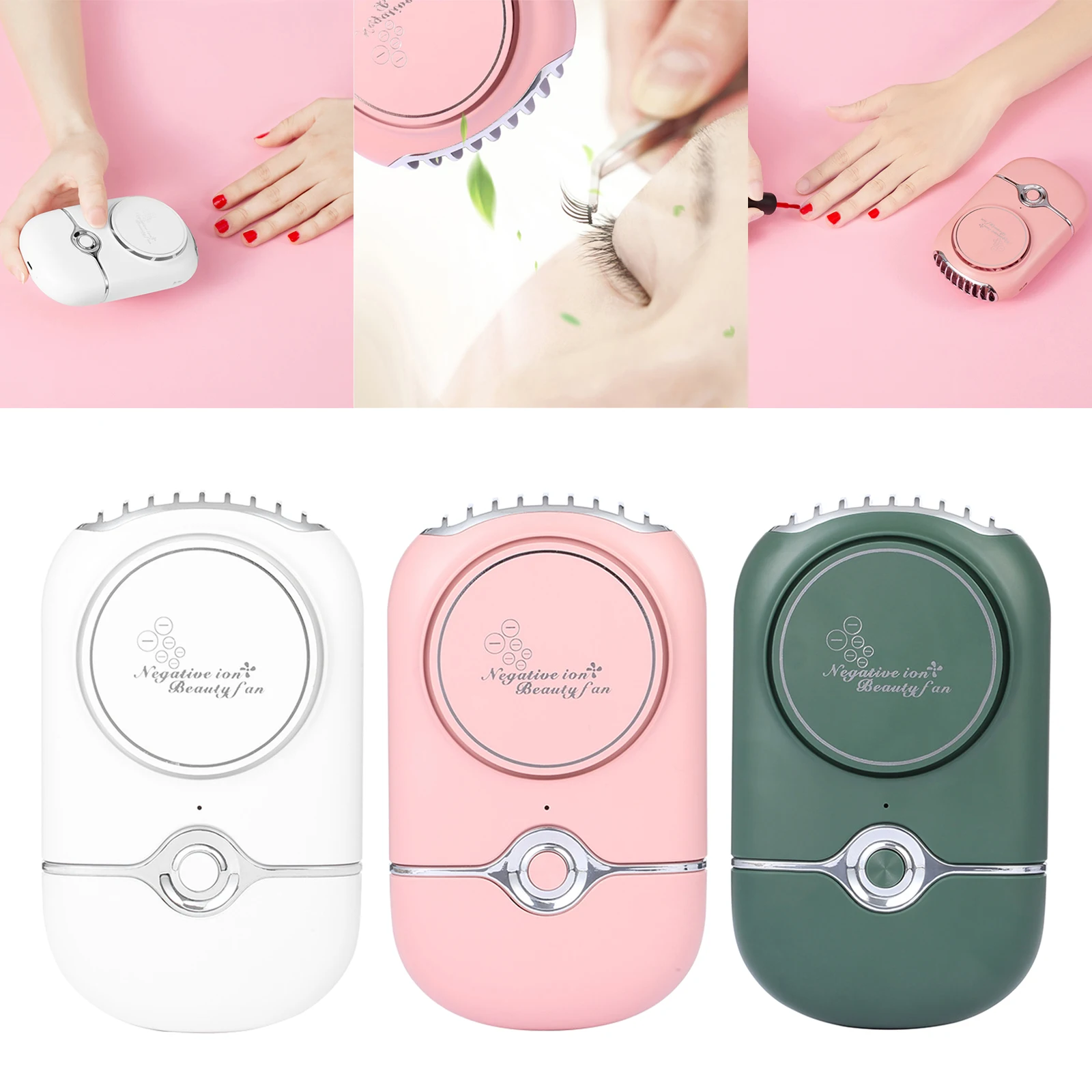 

Eyelash Dryer Fan Handheld Bladeless Portable Rechargeable for Eyelash Extension Women Girls USB Mini Lash Fan Eyelash dryer