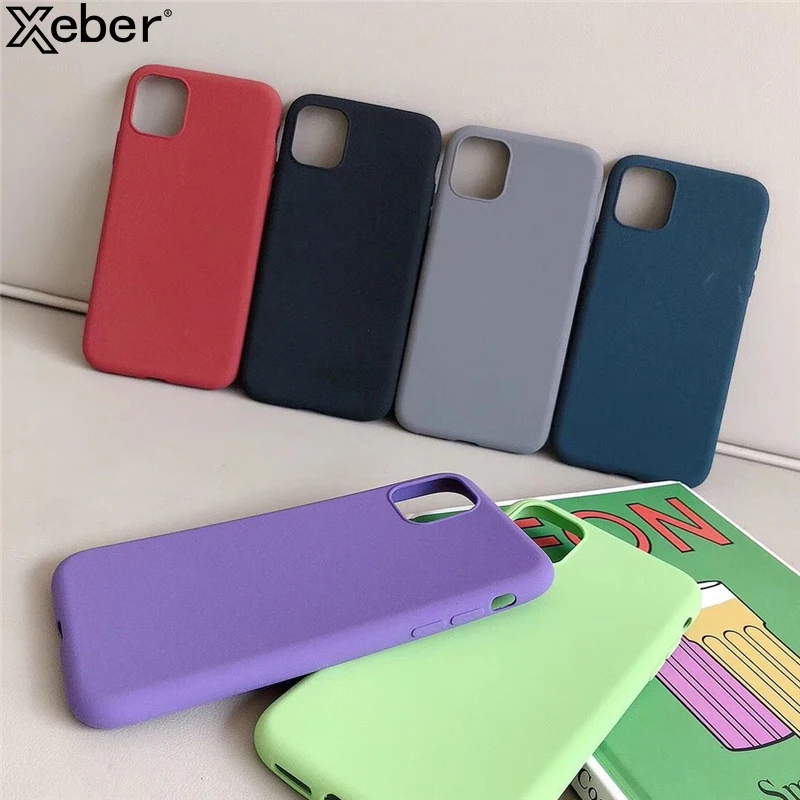 Ультратонкий матовый мягкий чехол из ТПУ для телефона iPhone 6 6S Plus 7 8 11 12 Pro X XR XS Max