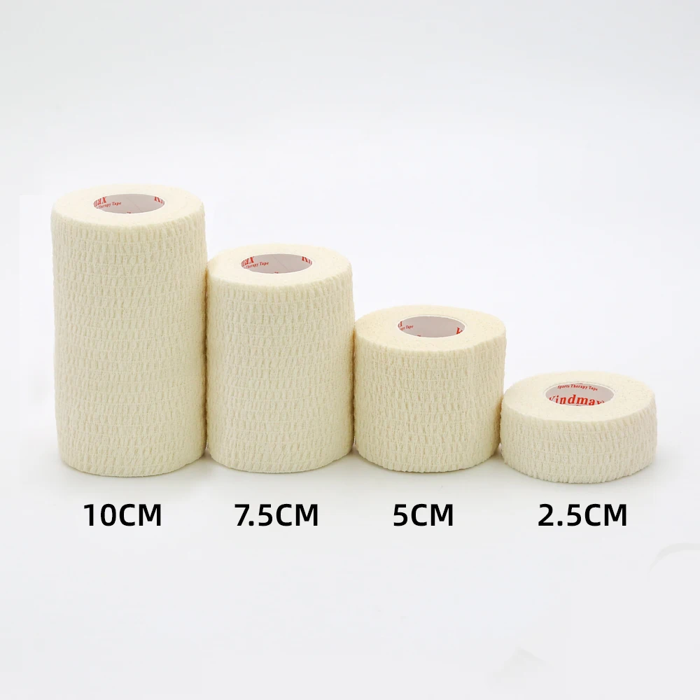 Самофиксирующиеся эластичные когезионные бандажи Kindmax из хлопка для ухода за