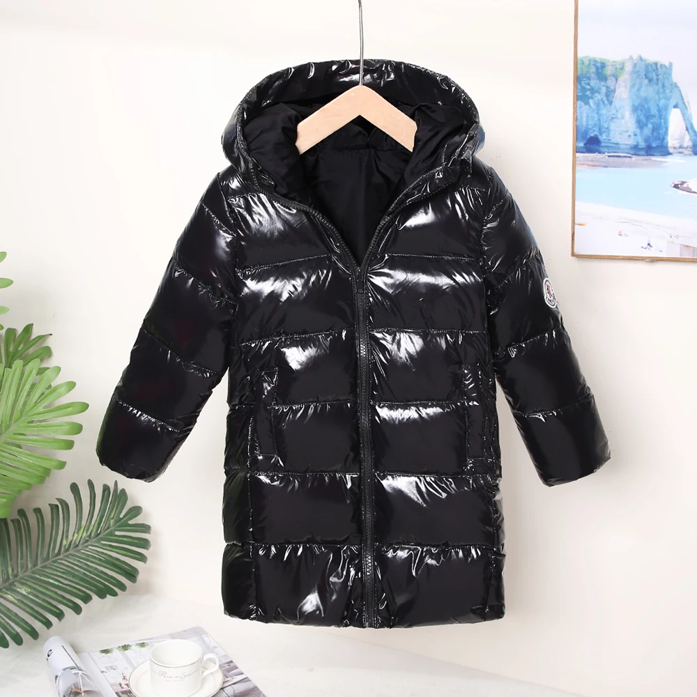 Детская пуховая куртка для мальчиков и девочек водонепроницаемая парка с