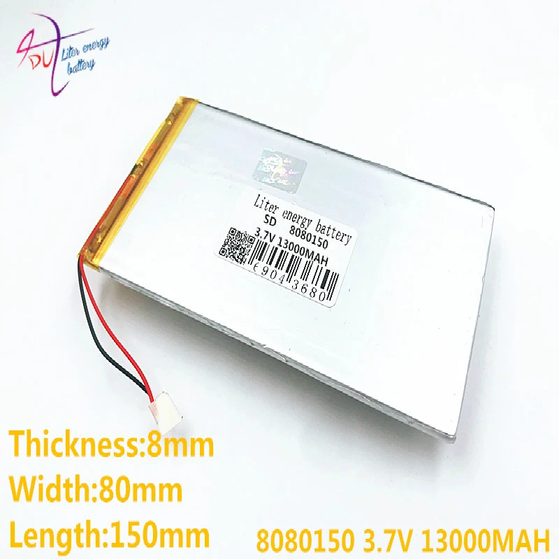3.7V13000mAh 8080150 полимер литий-ионный/литий-ионный аккумулятор для планшетных ПК банк