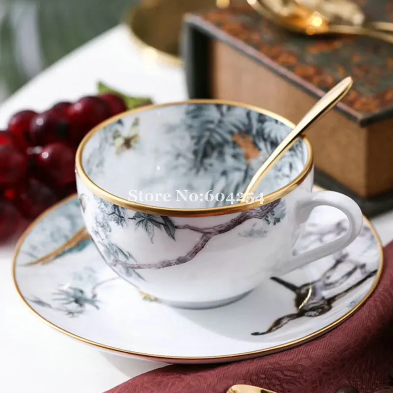 Новый набор кофейных чашек чайный сервиз в европейском стиле керамические