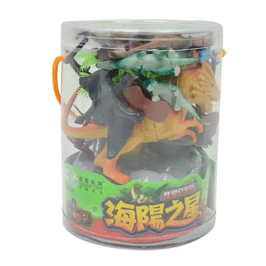 Набор из 19 пластиковых фигурок динозавров Детские обучающие и игрушки|Игровые