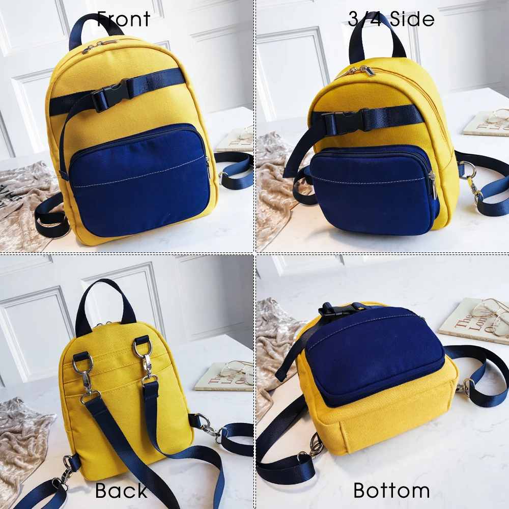 Herald Fashion качественный холщовый женский рюкзак школьные рюкзаки для девочек