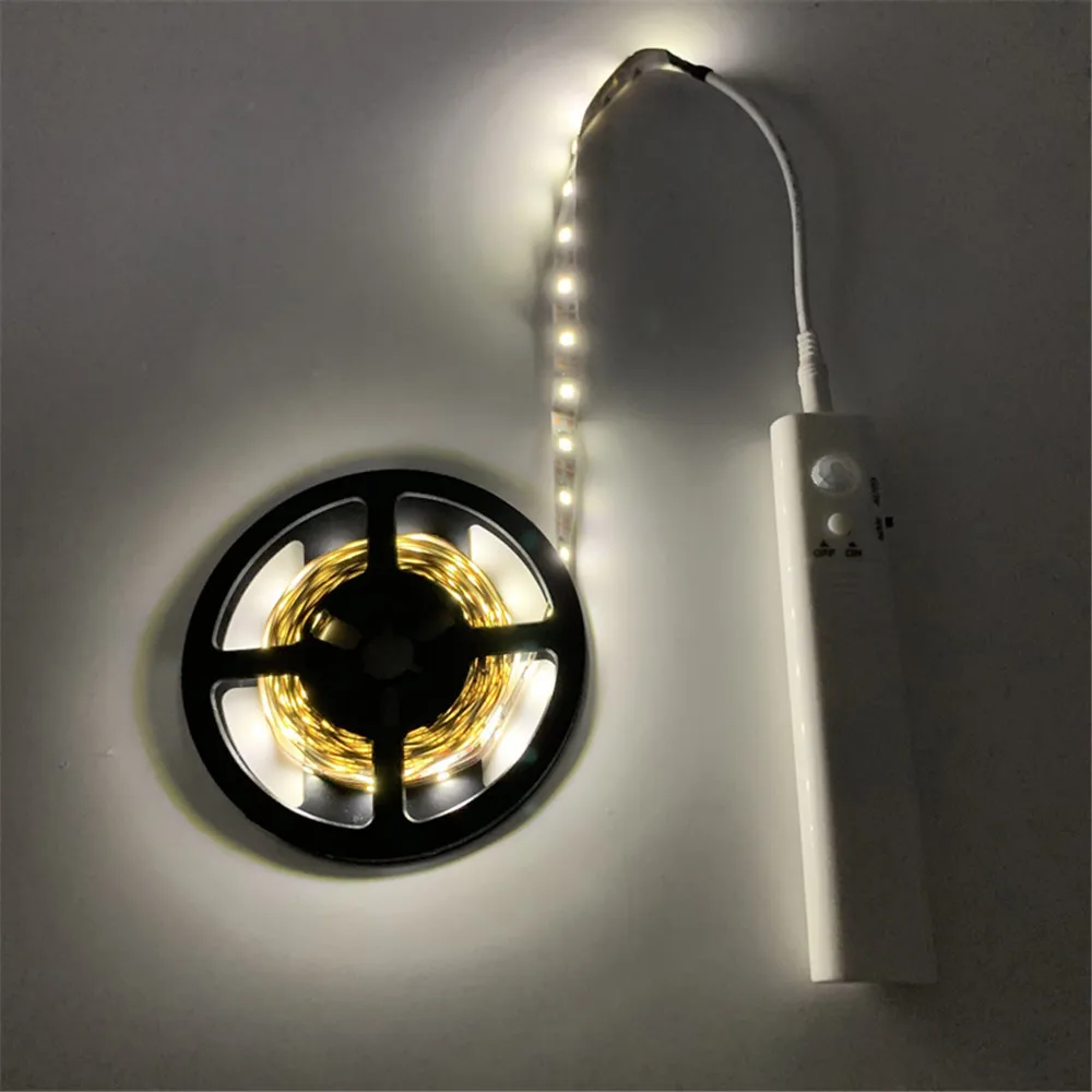 Элементов питания типа AAA-датчик движения светодиодный полосы светильник в виде