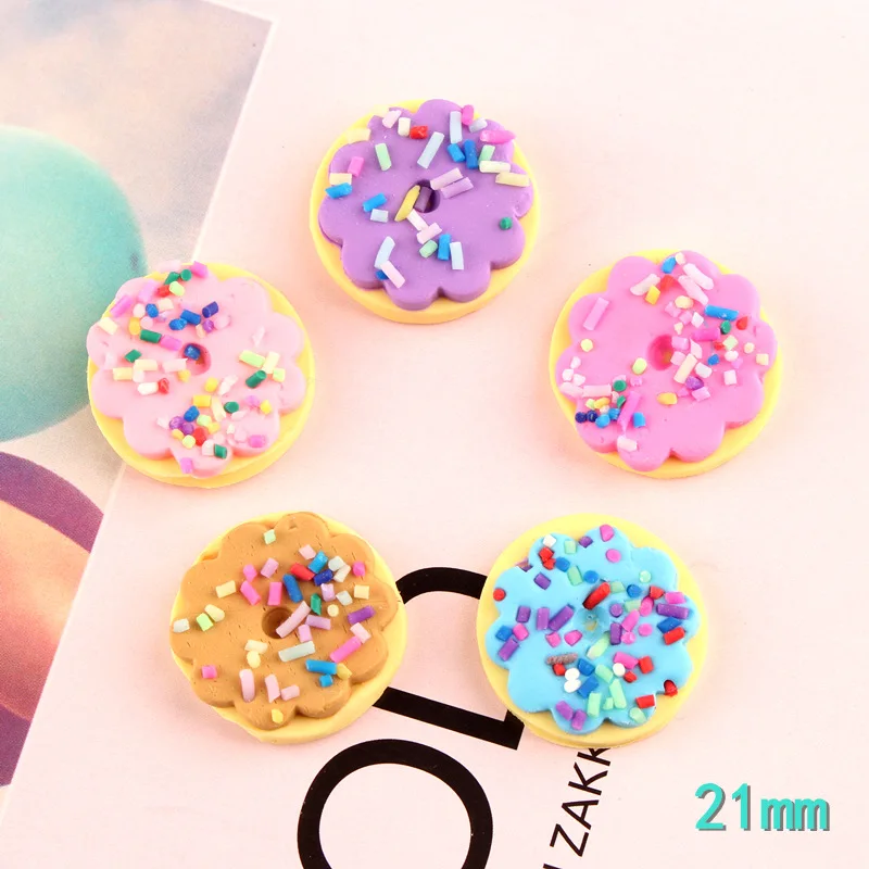 Новинка 40 шт. 21 мм фотоэлемент кабошоны из смолы для украшения торта аксессуары