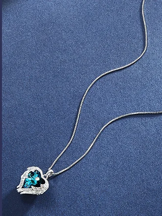 

YVV80 925 Sterling Silver Wedding Pearl Zircon Necklace Earrings crystal lovers Bracelet