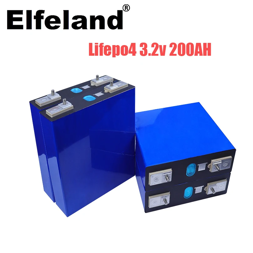 

4PCS 3.2V 200Ah Lifepo4 battery lithium iron phosphate lithium iron phosphate lithium aluminum battery