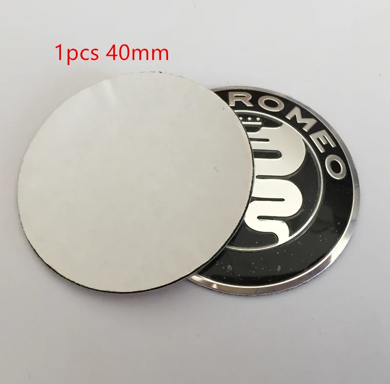 Черная Автомобильная эмблема ALFA ROMEO 7 шт. колпачки на колпачок колеса значок