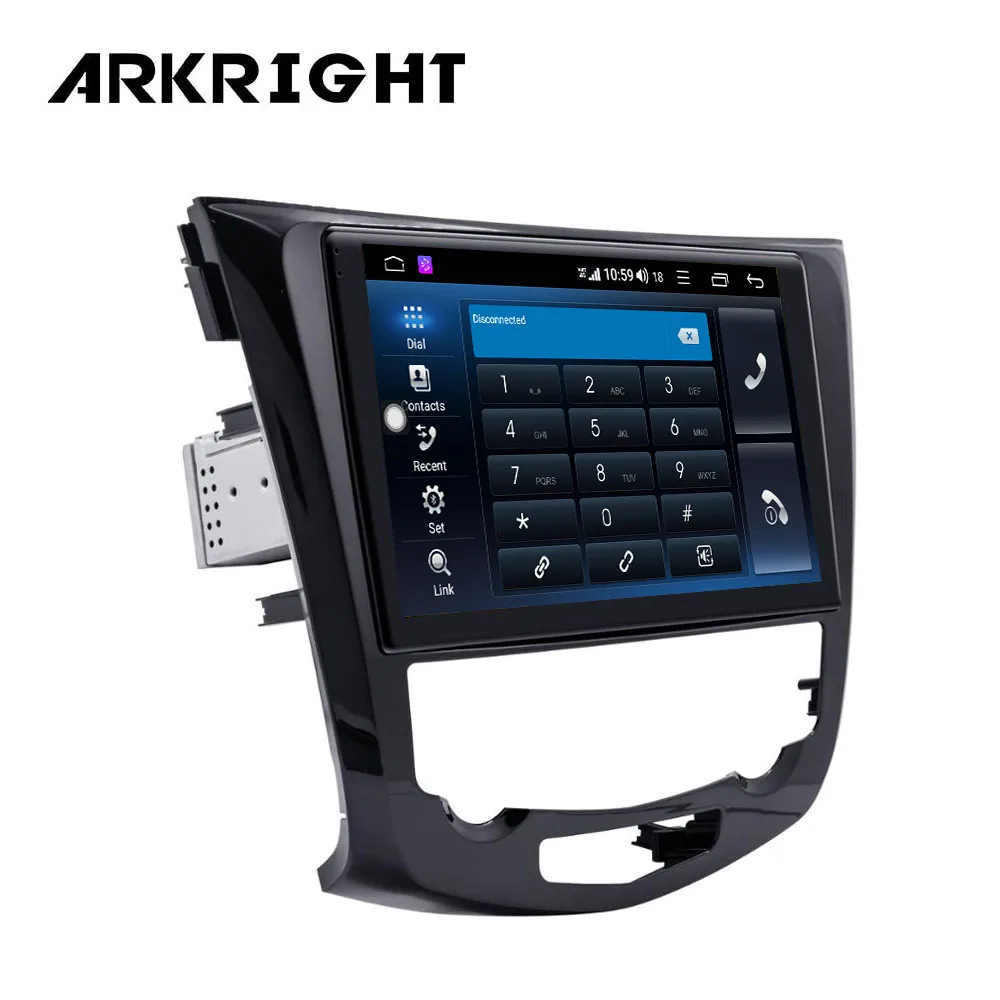 Автомобильный мультимедийный dvd плеер ARKRIGHT 1 Din 10 дюйма 4 + 64 ГБ android 8 для Nissan X Trail