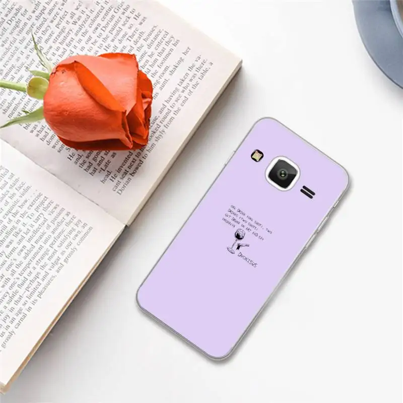 

purple Doodles Aesthetics Phone Case For Samsung Galaxy J2 J4 J5 J6 J7 J8 2016 2017 2018 Prime Pro plus Neo duo