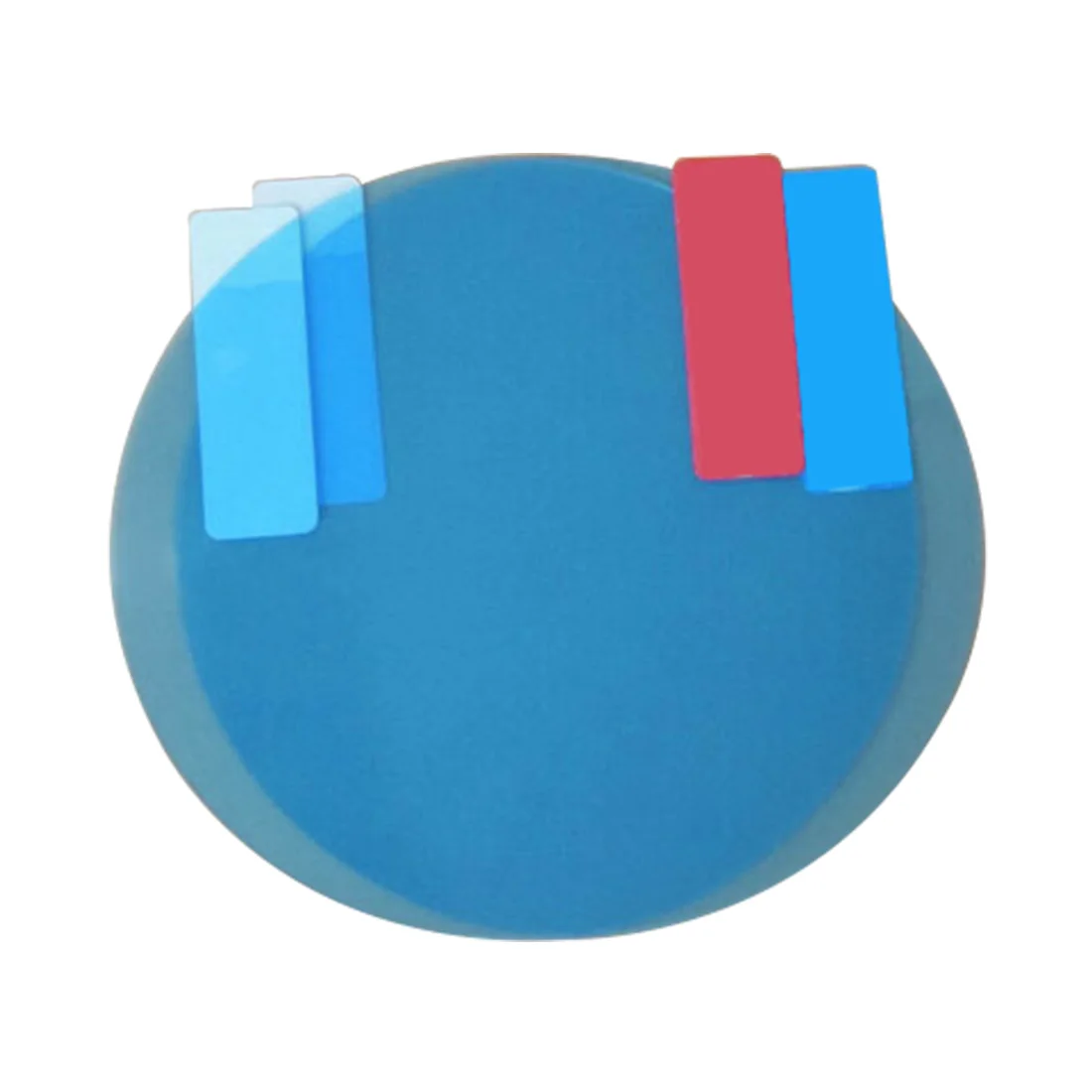 Blue circle 2 шт. Автомобильная Антибликовая Анти-водная туманная пленка, противотуманная непромокаемая зеркальная защитная пленка заднего вида, противотуманная пленка - Цвет: Blue circle