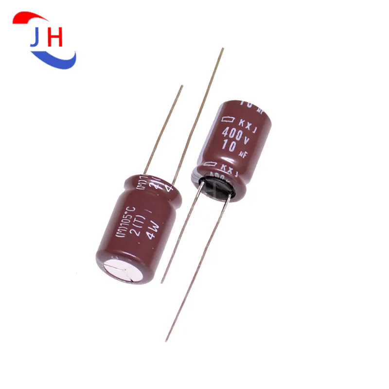 

10PCS Electrolytic Capacitor 400v10uf 10*16 KXJ High Frequency Long Life 5mm Pin Distance 400V 10UF