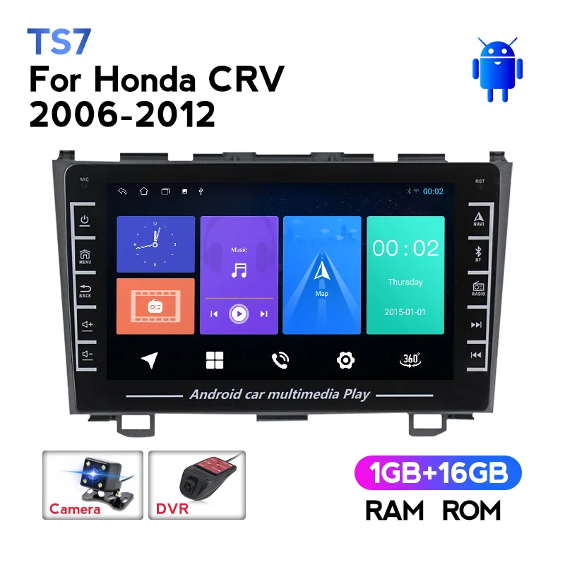 

MEKEDE автомобиля мультимедиа стерео DVD проигрыватель для хонда сrv CR-V 2006-2011 2Din Android авто радио GPS навигации Поддержка Carpaly DVR