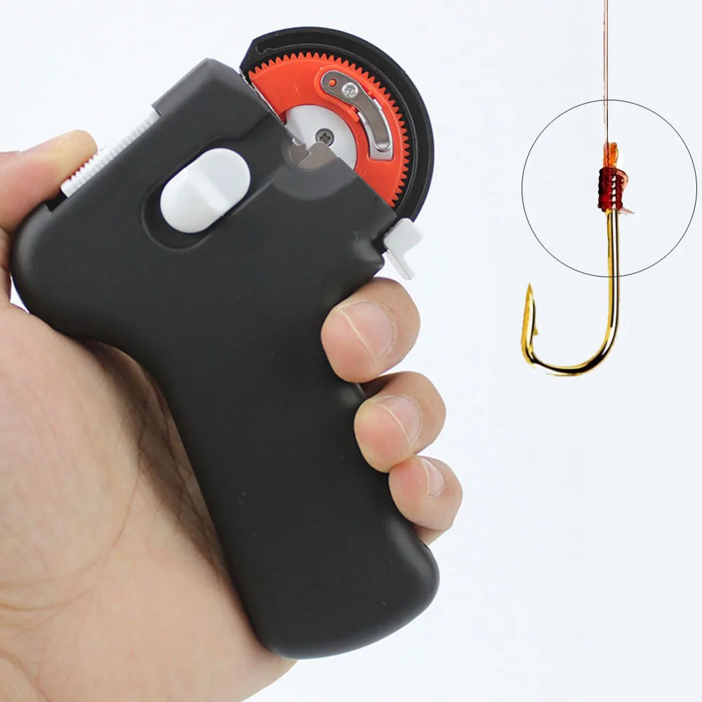 

Portable Light Automatic Fishing Hook Tier Tie Line Machine Fishing Accessories Fast Fishing Hooks Line Tying Tackle Equipment