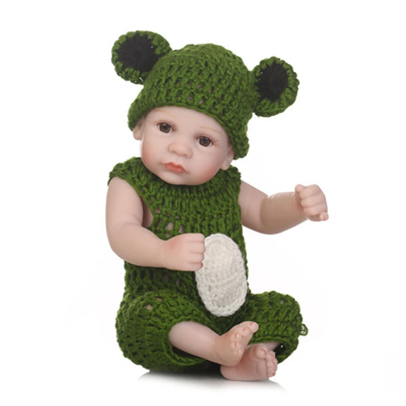 

Full Silicone Body Simulation Baby Reborn Doll Cute Home Play Toys Gift