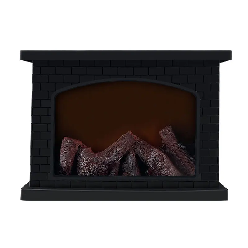 

LED simulation carbon flame lamp retro energy saving fireplace wind lamp USB charging household Christmas decoration ornaments