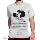Мужская Винтажная Футболка Mafalda Quino Comics из чистого хлопка, футболки с коротким рукавом Love для всех, футболки с круглым вырезом, топы большого размера
