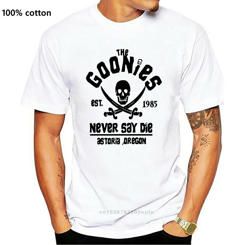 

The Goonies Never Say Die Cool Gift Vintage Retro T Shirt 542 New Unisex Funny Tops Tee Shirt
