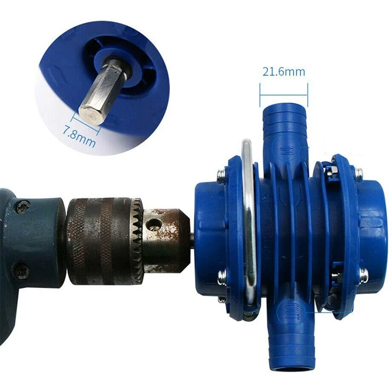 Сверхмощный самовсасывающий ручной водяной насос с электродрелью домашний