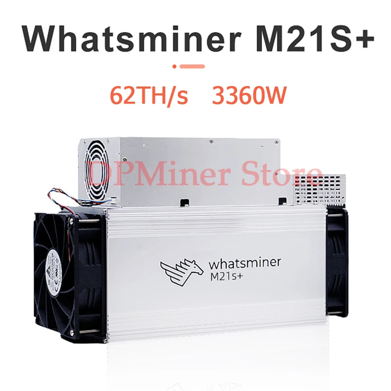 

Stock Bitmain Blockchain Miner Whatsminer Used M21S+/62T Bitcoin Asic Miner Mining Machine