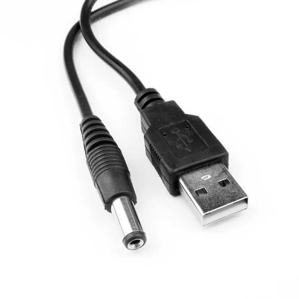 USB порт к порту постоянного тока зарядный кабель 5 5*2 1 мм В DC баррель разъем кабеля