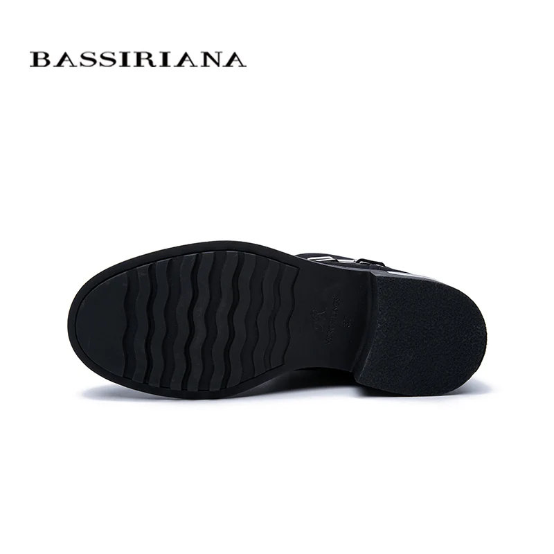 BASSIRIANA 2019 новые женские сапоги высокого качества замшевые короткие резиновые
