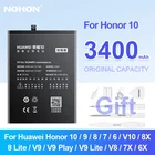 Аккумулятор NOHON для Huawei Honor 10, 9, 7, 6, 6 Plus, P10, P20, 8X, 7X, 6X, 7i, 4X