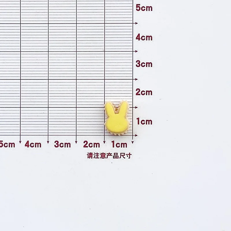 

20Pcs Mini Rabbit Head Flatback Resin Cabochon Kawaii Crafts Hair Accessories DIY Embellishment for Scrapbooking Phone Decor