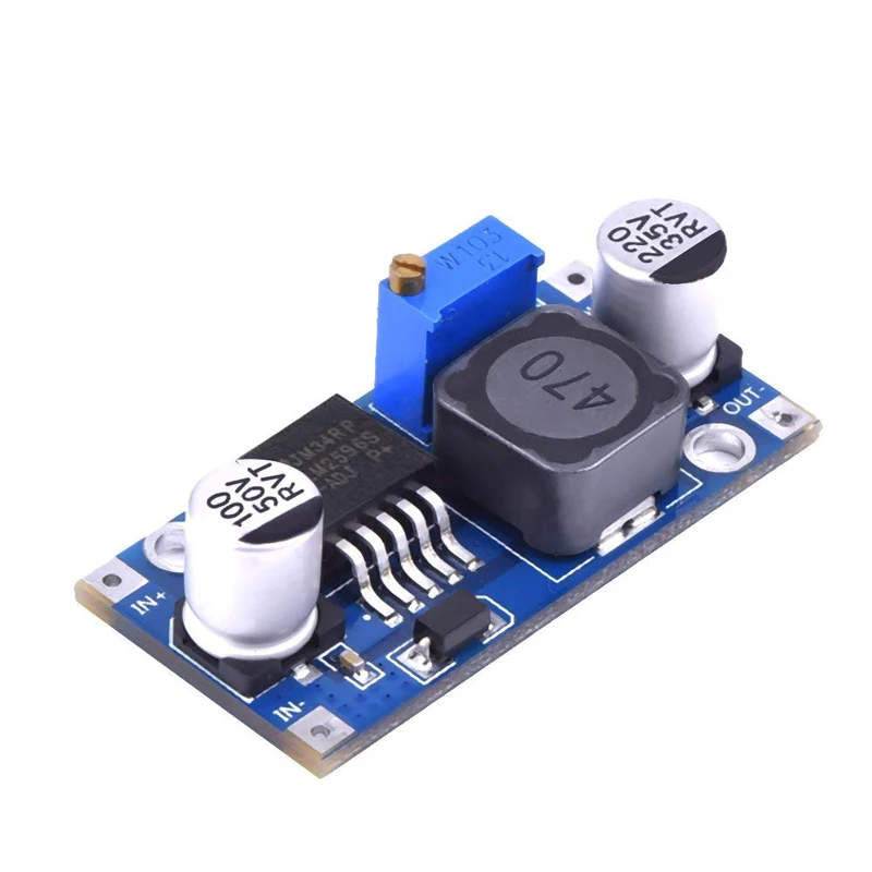 Power Supply Module Voltage Regulator LM2596 LM2596s DC-DC Step Down 3A Adjustable LM2596S-ADJ 24V 12V 5V 3V | Электроника