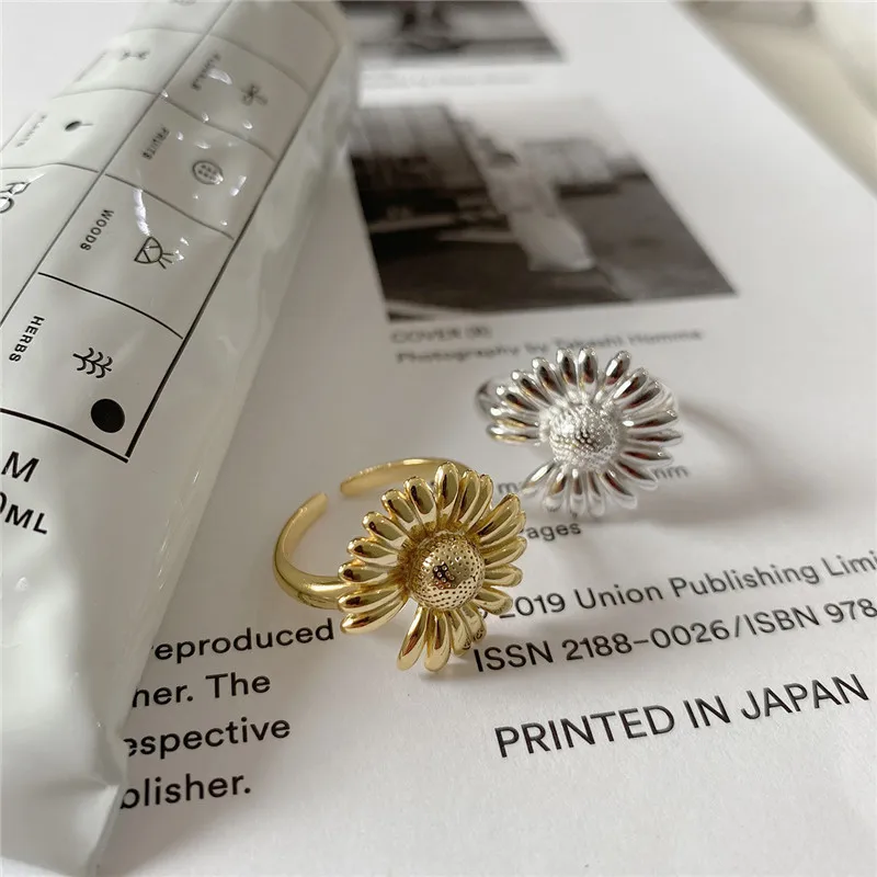 RUIYI реальные 925 стерлингового серебра свежий Дейзи влюбленные пары шикарные