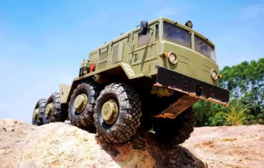 Новый военный MmETAL 8X8 8 колёс 8WD грузовик масштаб 1/12 RC рамка и корпус комплект