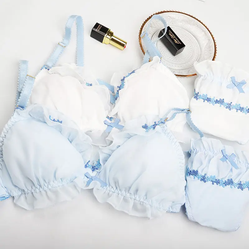 Комплект японского супер популярного прозрачного бюстгальтера и трусиков