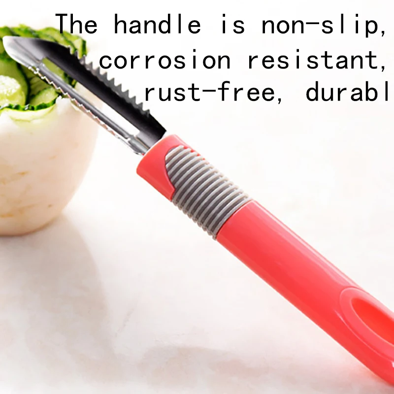 Многофункциональная Овощечистка многоцветная ручка фруктовые ломтики