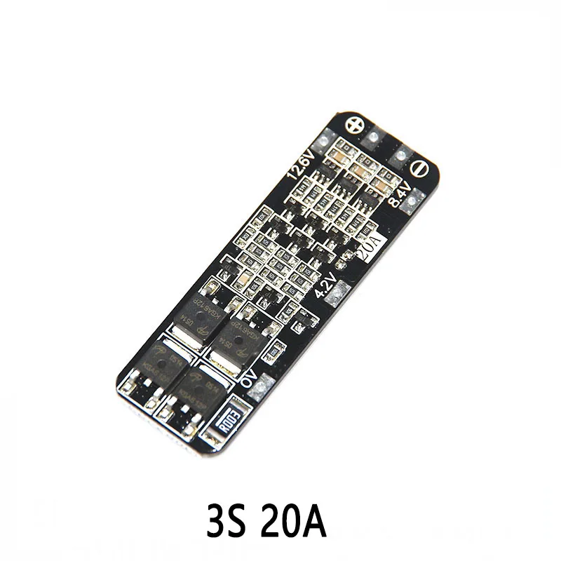 2S 3S 4S BMS 15A 20A 40A 50A 3 7 V 18650 Защитная плата литий ионной литиевой батареи Circuit PCB Module с