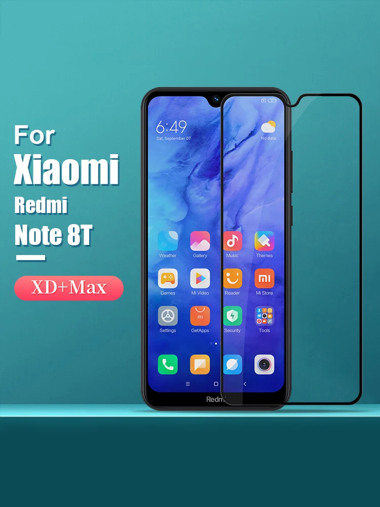 XD Plus 3D Защитное стекло для экрана xiaomi redmi note 8t NILLKIN Amazing H/H+ PRO/CP+ PRO/XD+ 9H redmi note 8t защита из закаленного стекла - Цвет: XD Plus 3D